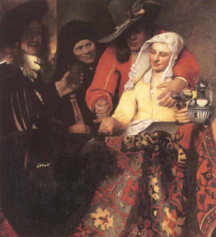 VERMEER VAN DELFT, Jan The Procuress oil painting image